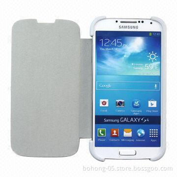 Flip Mobile Phone Case for Samsung i9295, Made of PC and PU Materials, Fold Bit Holster